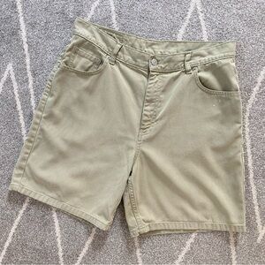 Levi’s Faded Olive Green Vintage Relaxed Fit High Waist 550 Jean Shorts